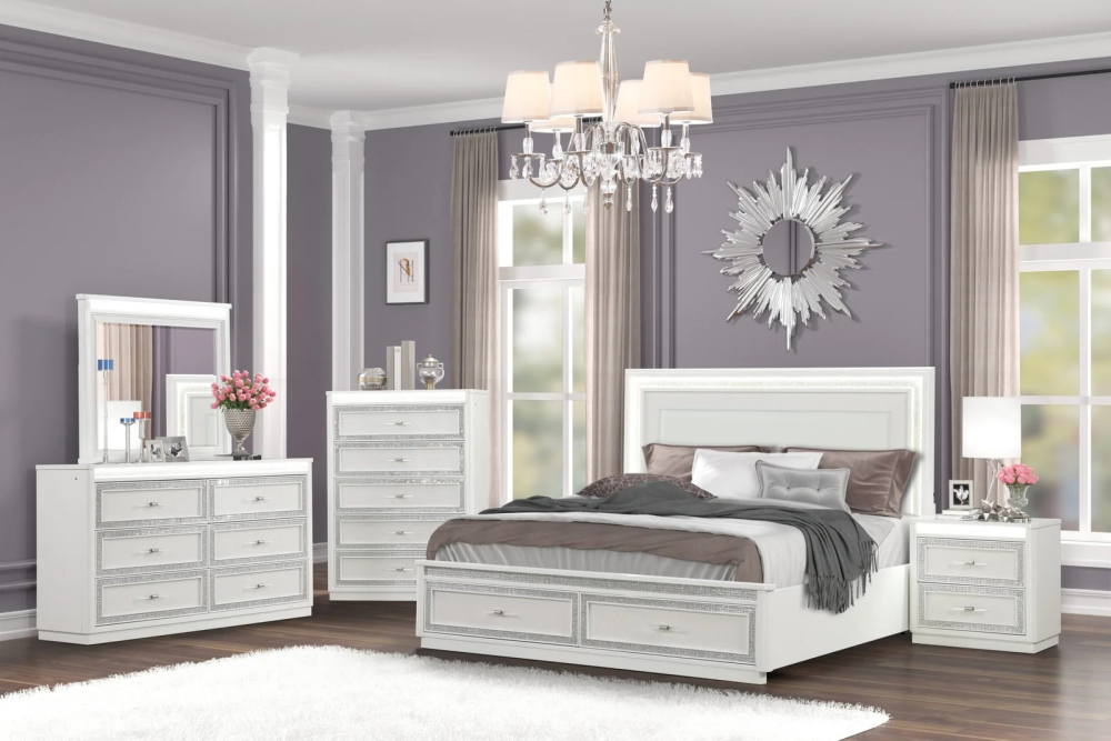 LANTERN-533 – WHITE BEDROOM SET 