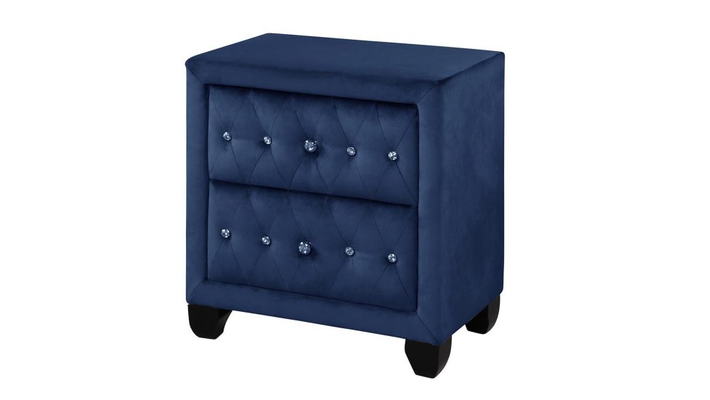 SOPHIA - NIGHT STAND - NAVY BLUE