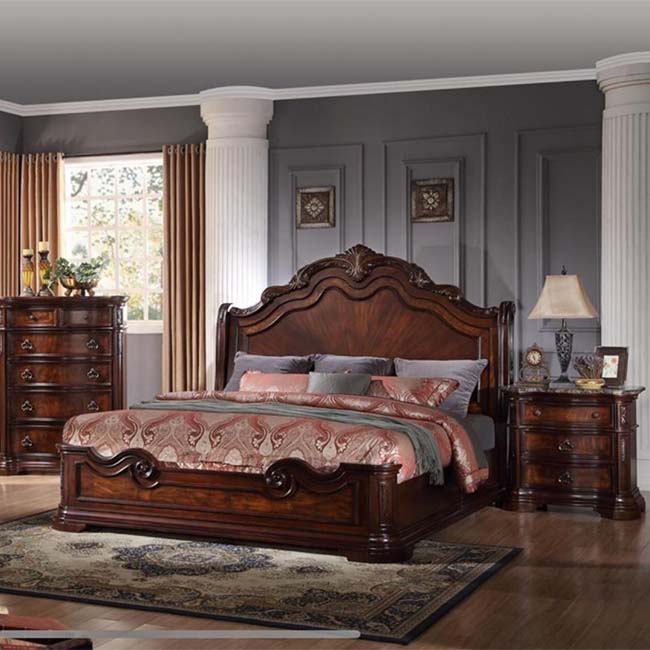 BOMBAY - King Bedroom Complete Set - CHERRY 1