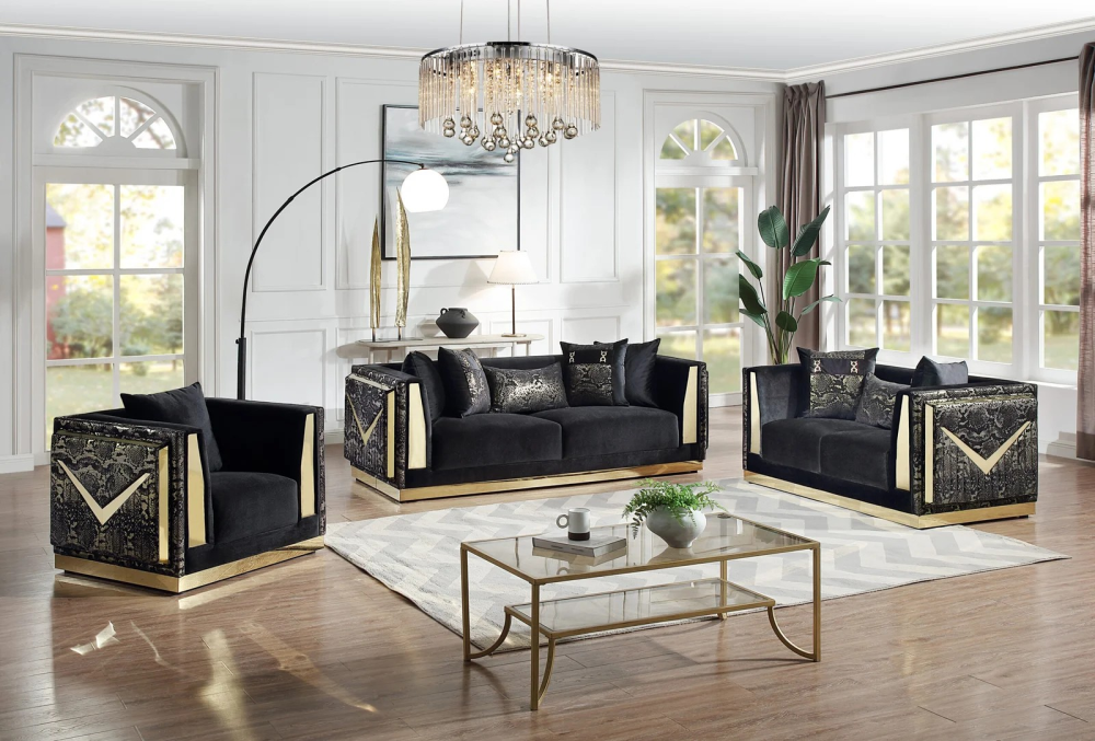 384 – STATIONARY SOFA SET - Image 3