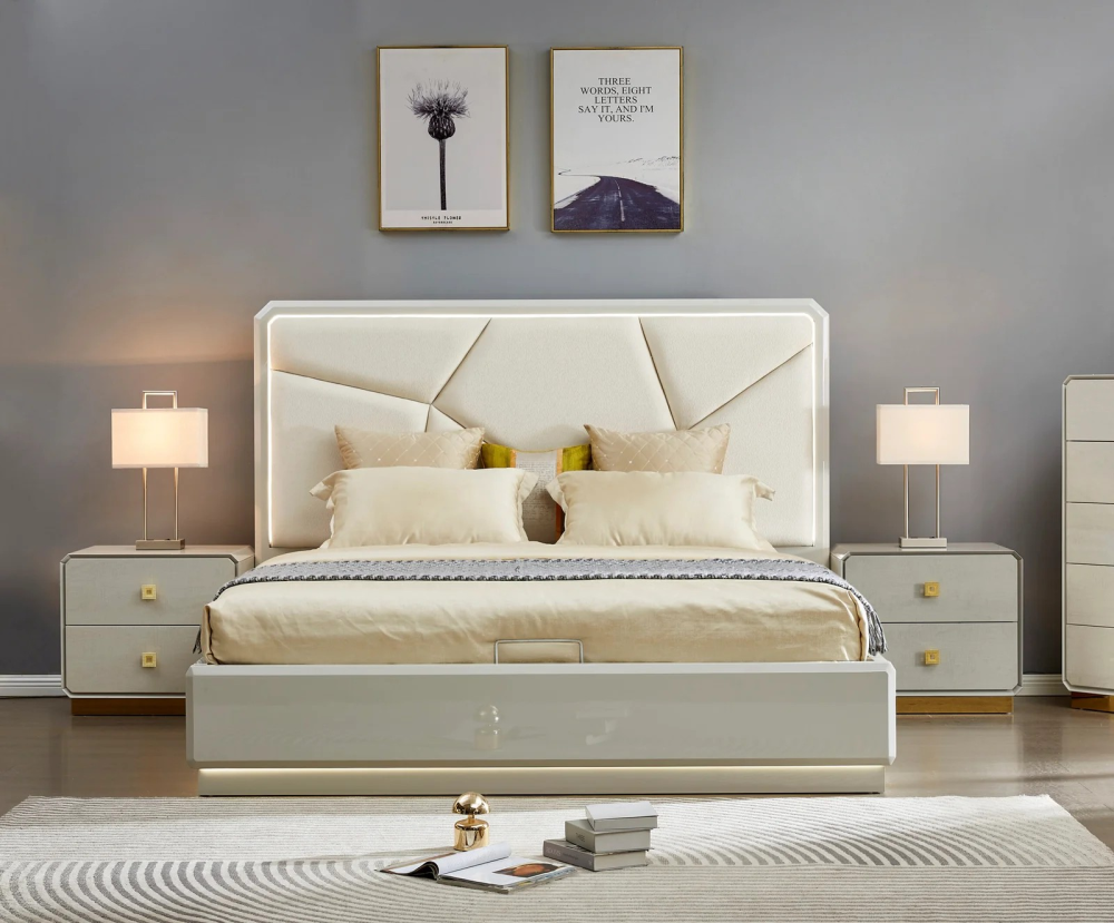 2403- BEDROOM SET (BEIGE) - Image 3