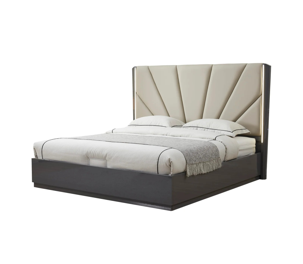2402- BEDROOM SET (GREY) - Image 3