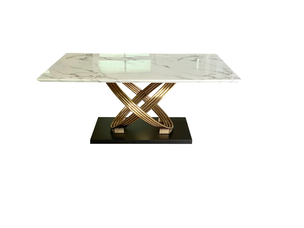 3302 – MARBLE DINING TABLE