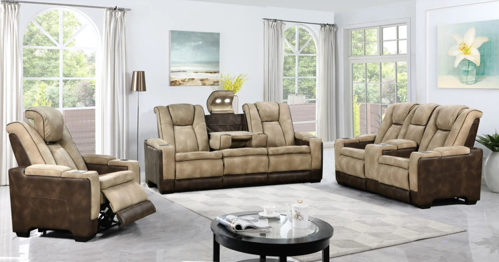 7800 – RECLINER SET (POWER)