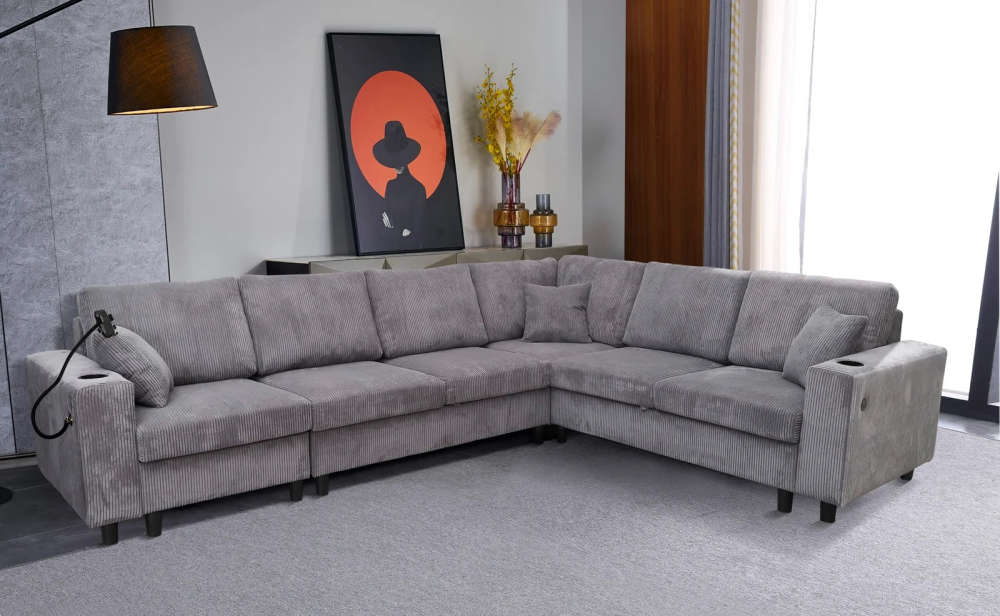 2493 – SECTIONAL SOFA SET - Image 3