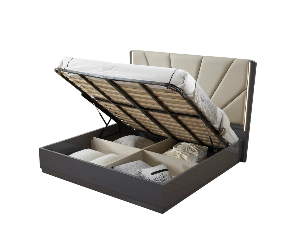 2402- BEDROOM SET (GREY) - Image 4