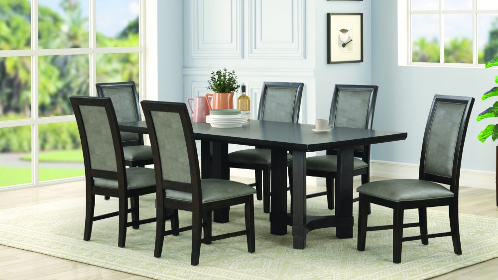 D1810-CORA-DINING TABLE-DARK ESPRESSO