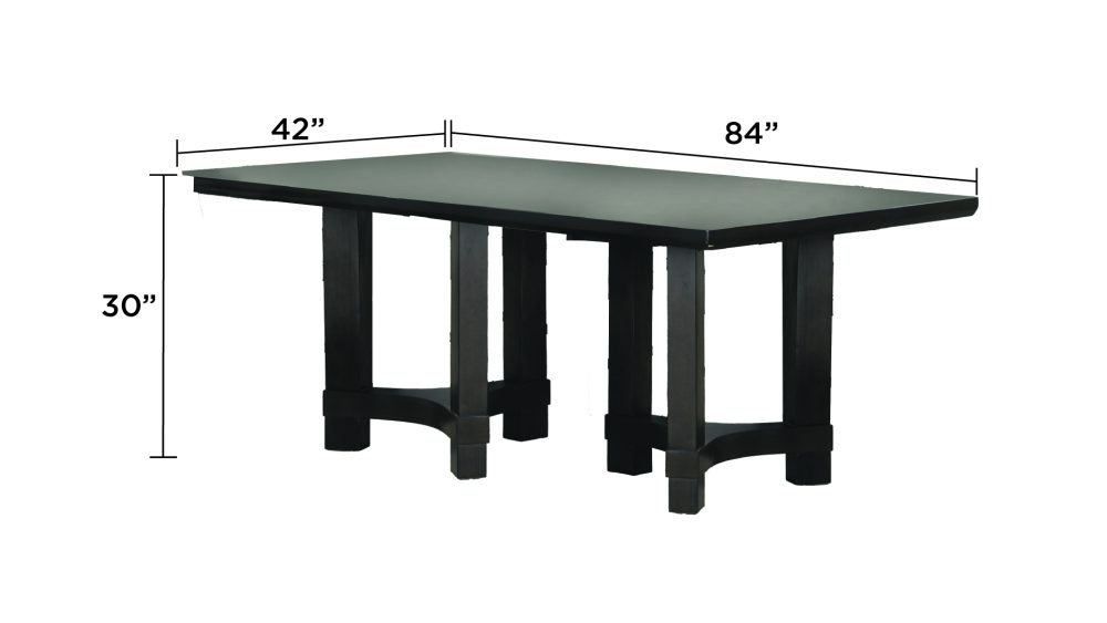 D1810-CORA-DINING TABLE-DARK ESPRESSO - Image 3
