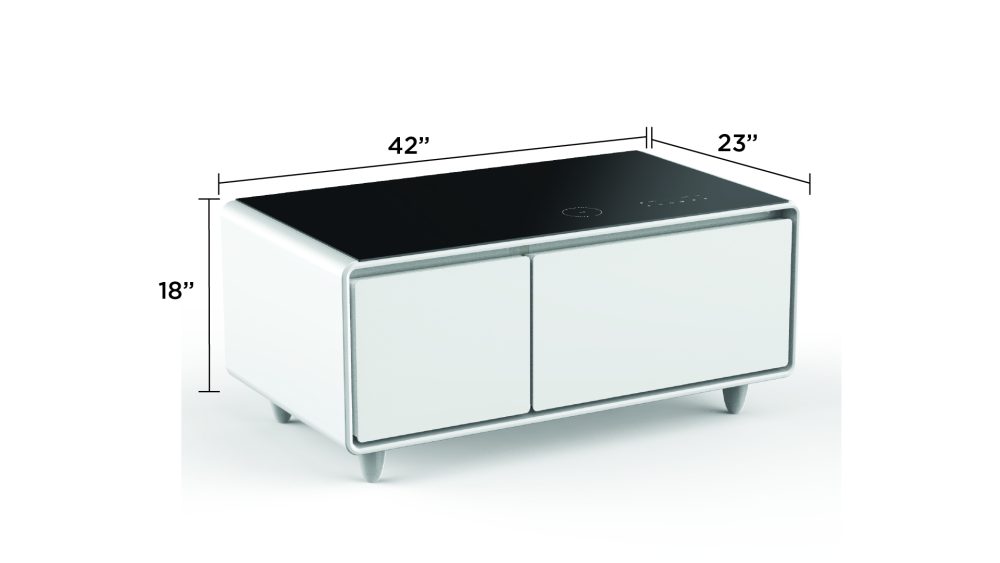 FRG10-PARTY TIME-SMART COFFEE TABLE-WHITE - Image 4