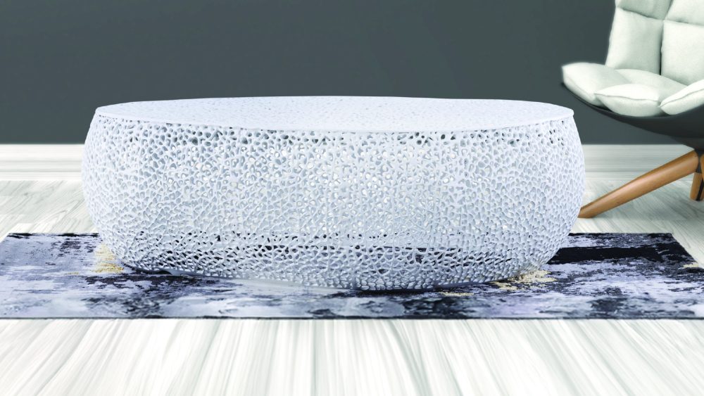 T3601-50-COFFEE TABLE OVAL-WHITE
