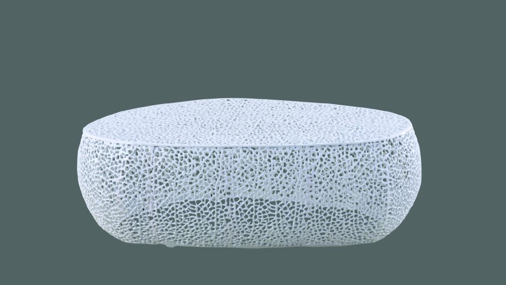 T3601-50-COFFEE TABLE OVAL-WHITE - Image 3
