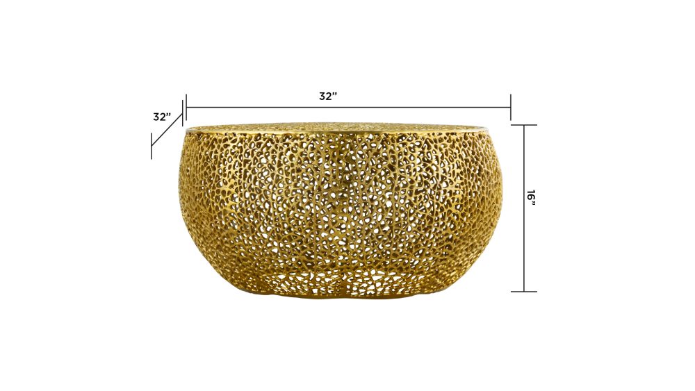 T3502-35-COFFEE TABLE-GOLD - Image 3