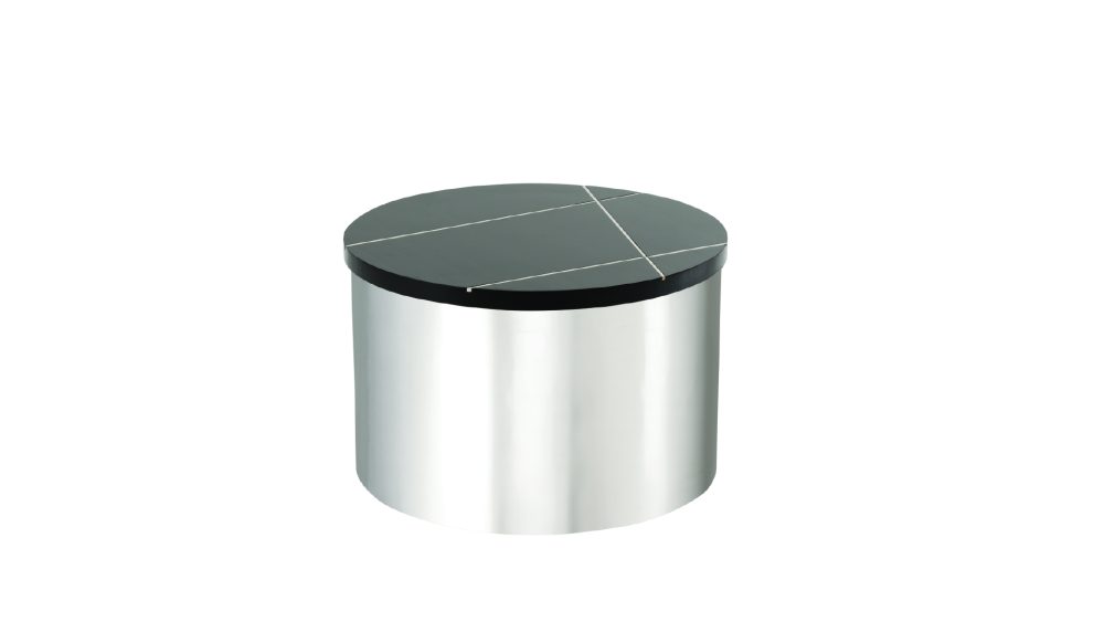 805-3-COFFEE TABLE/END TABLE-SILVER - Image 6