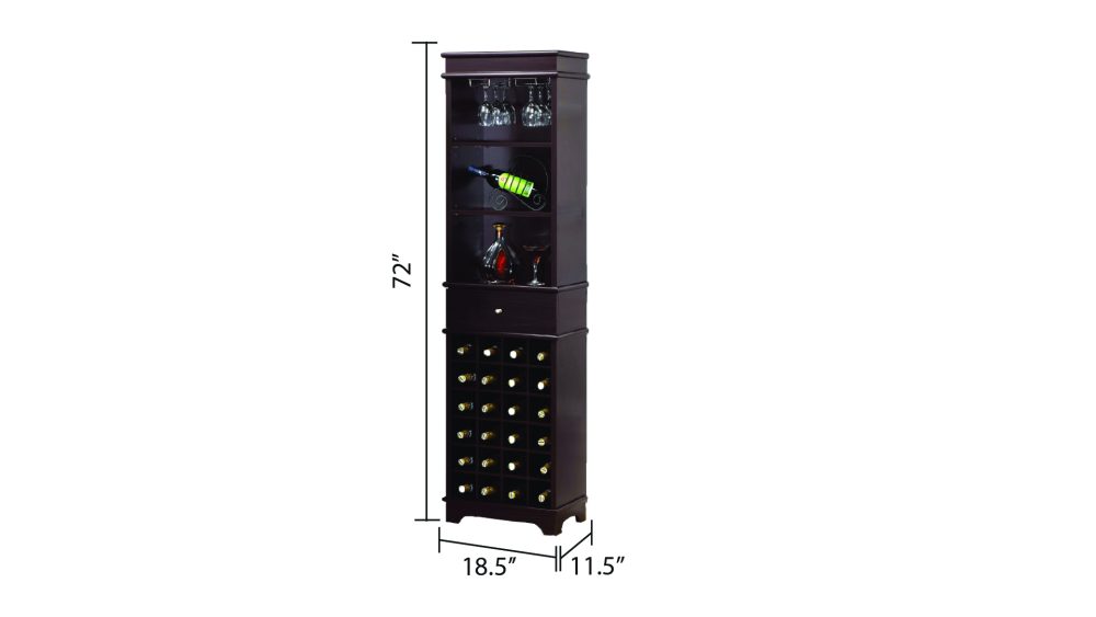 29262-WINE CABINET-RED COCOA - Image 2