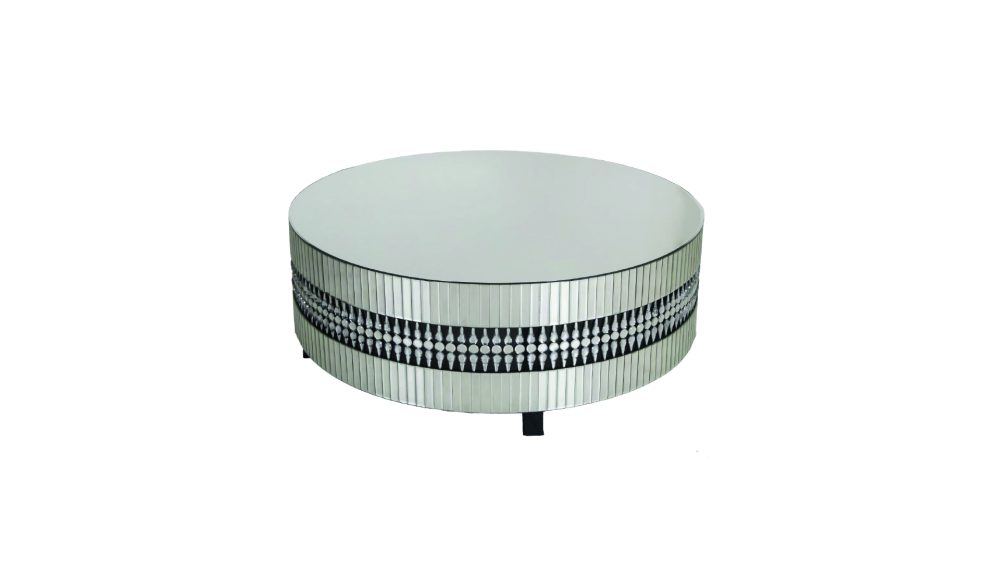 FN076-ROUND COFFEE TABLE-MIRROR